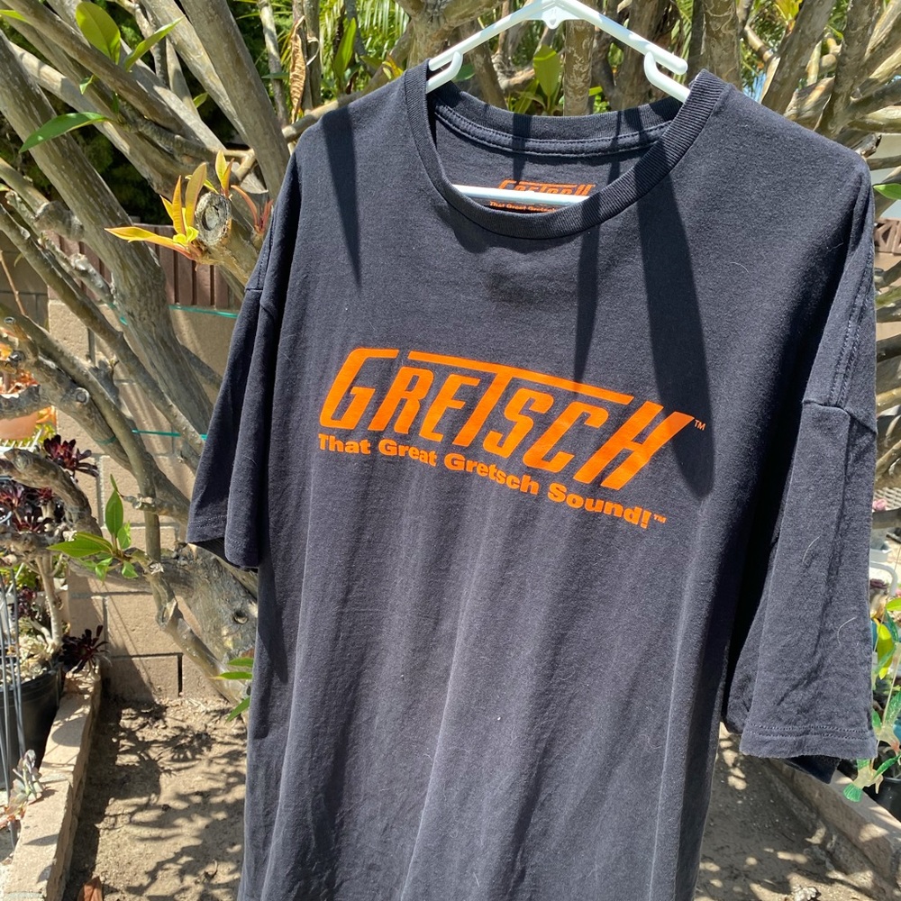 Size XXL Gretsch guitars t shirt rockabilly